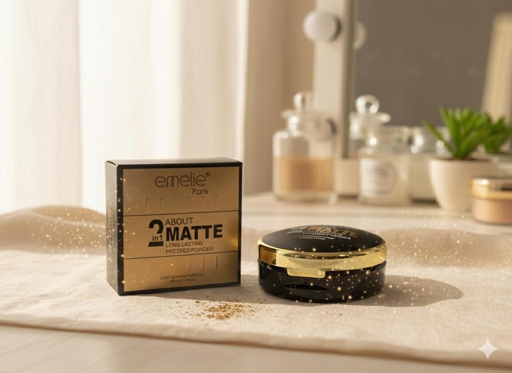 Emelie Paris Matte Maker 24 Compact Powder.