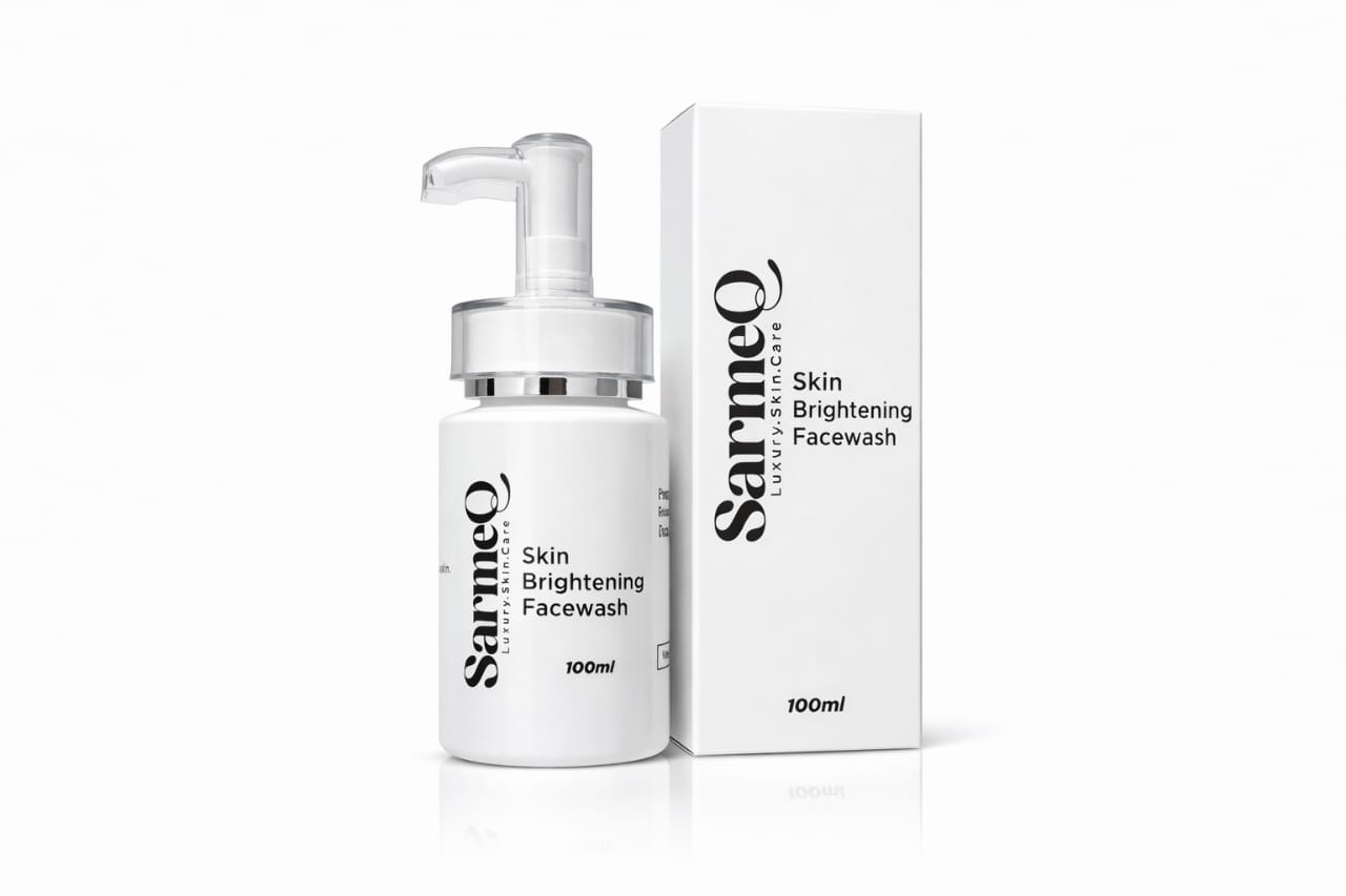 SarmeQ Skin Brightening Facewash – Kojic Acid, Niacinamide & Glutathione